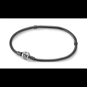 Pandora snake chain bracelet oxidized sz19cm/7.5in